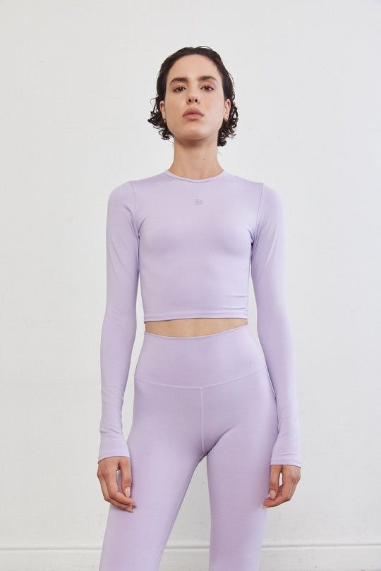 Dé Long Sleeved Cropped Top - Dé Rococo