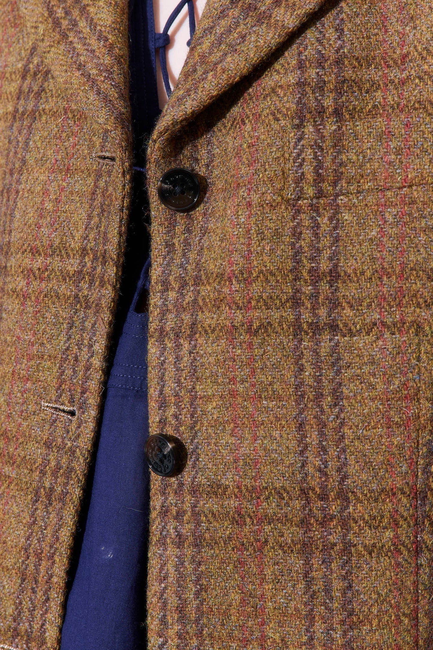 Tailored Wool Plaid Jacket
