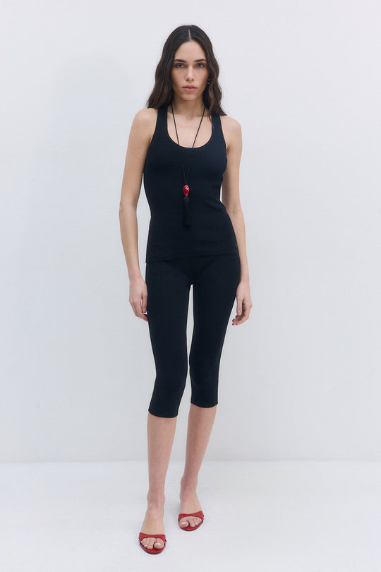 Tight Ribbed Tank Top - Dé Rococo