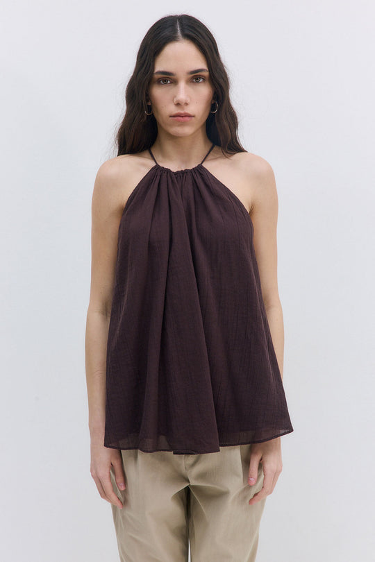 Sheer Cotton Tank Top