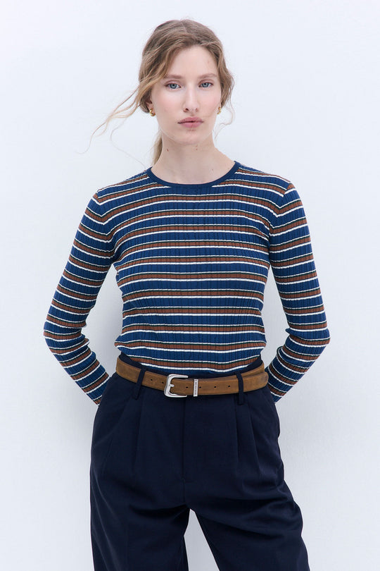 Long Sleeved Ribbed Knit - Dé Rococo