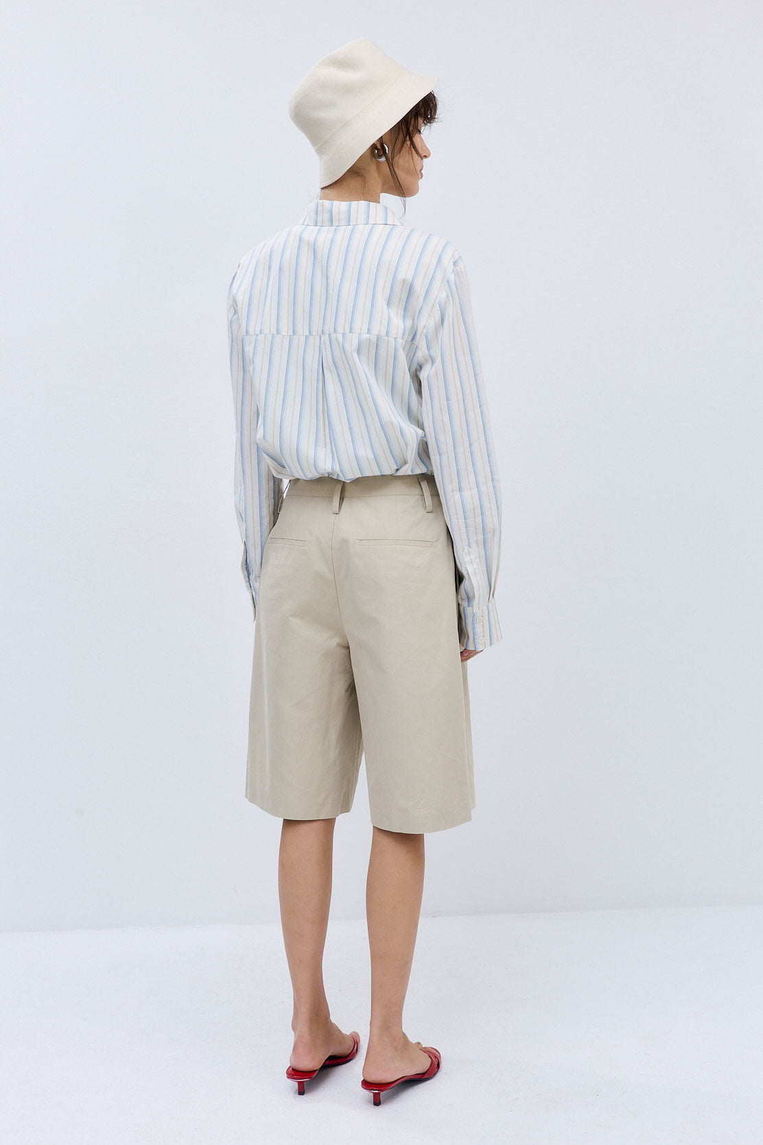 Fitted Poplin Button Down - Dé Rococo