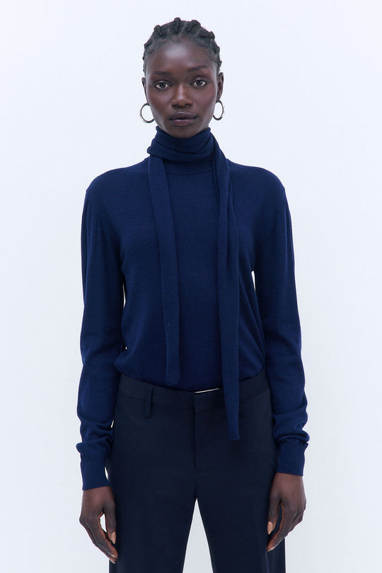 Merino Wool Crew Neck Sweater - Dé Rococo