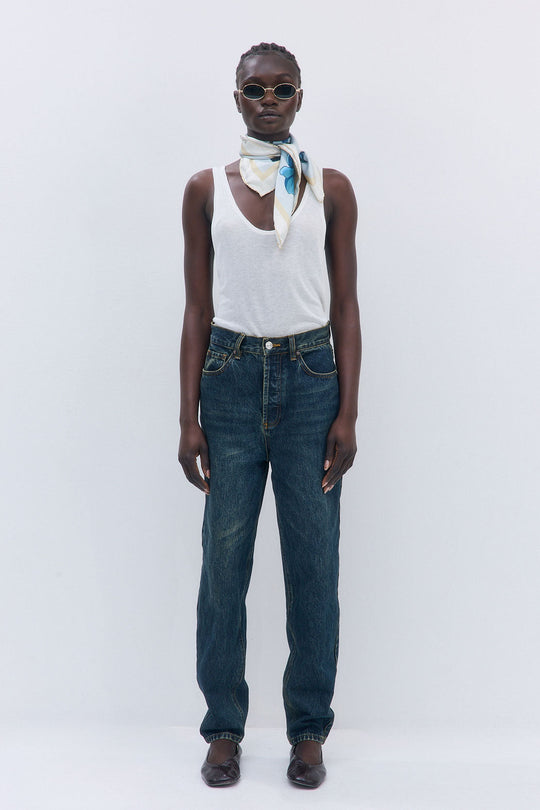 No.13| High Rise Tapered Balloon Denim - Dé Rococo