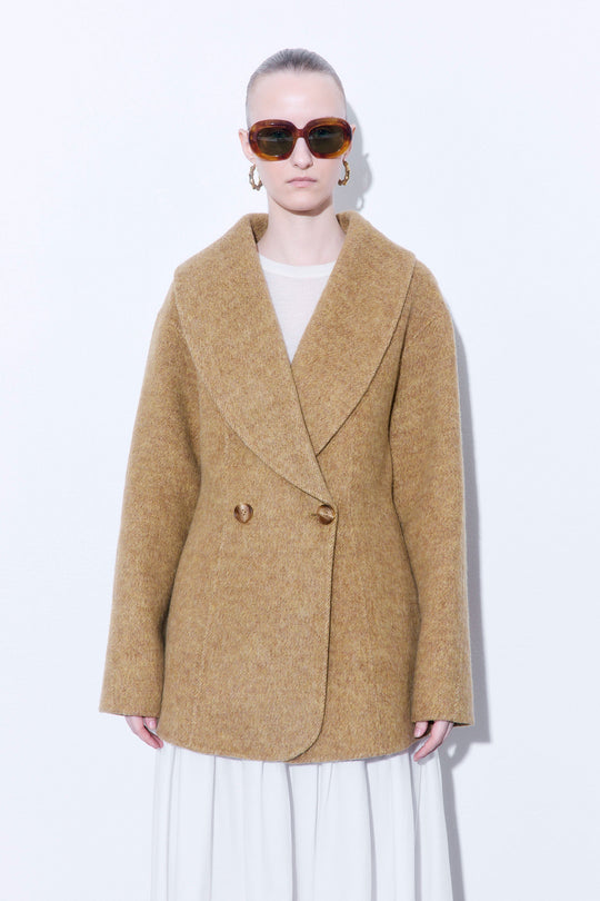 Hourglass Double Wool Coat - Dé Rococo