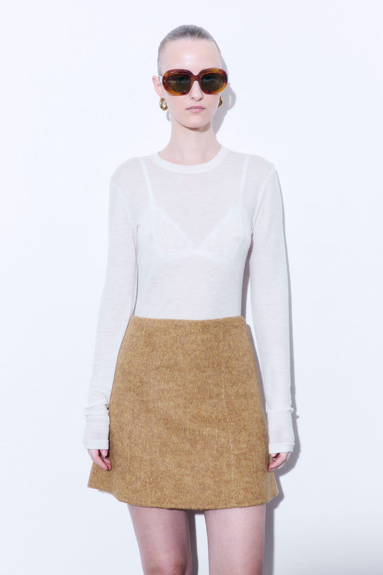 Fitted Thin Wool Long Sleeve - Dé Rococo