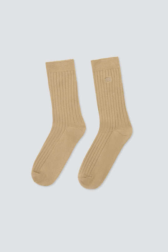 Cozy Ribbed Crew Socks - Dé Rococo