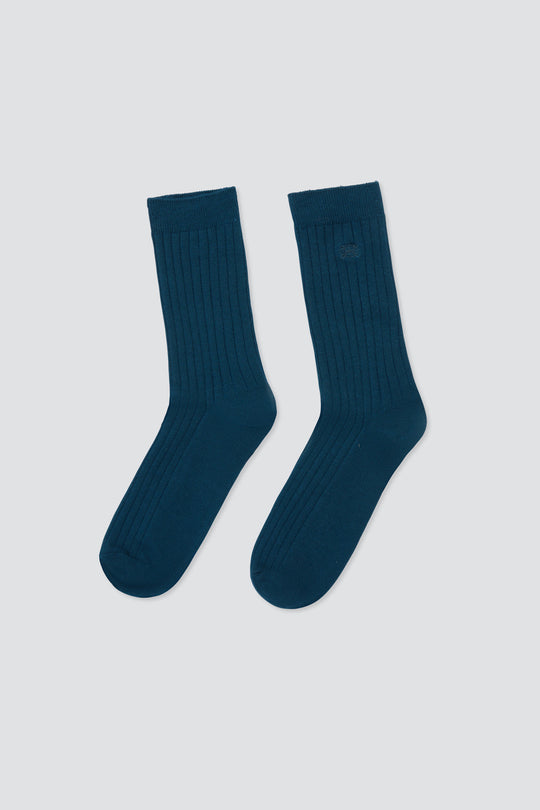 Cozy Ribbed Crew Socks - Dé Rococo