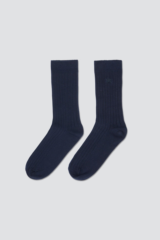 Cozy Ribbed Crew Socks - Dé Rococo