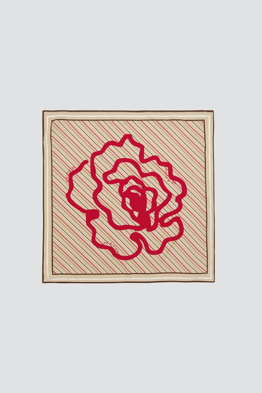 Signature Flower Scarf - Dé Rococo