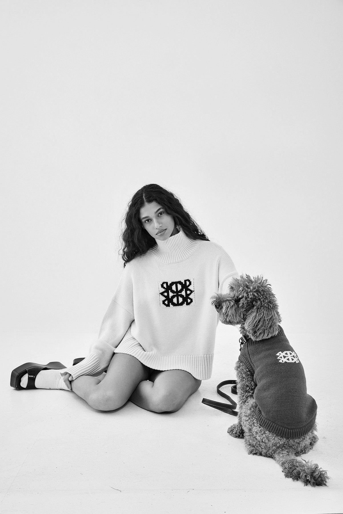 Mini Me Dog Intarsia Jumper - Dé Rococo