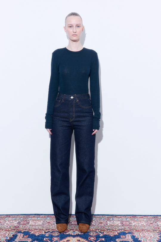 Fitted Thin Wool Long Sleeve - Dé Rococo