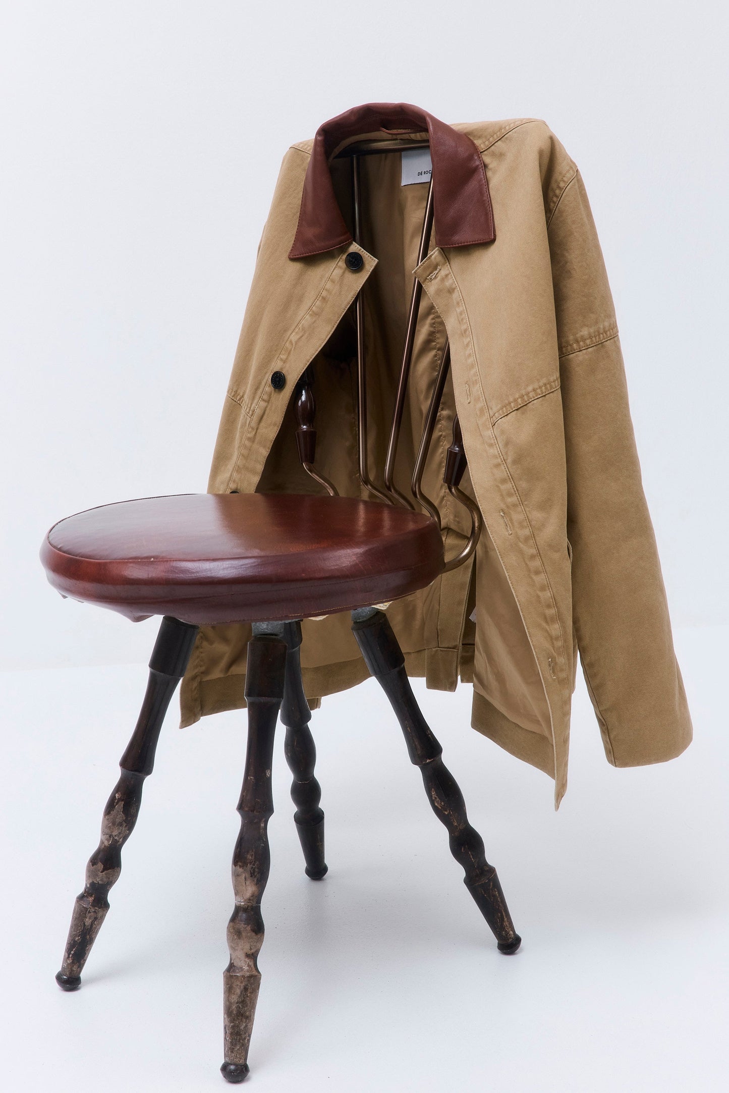 Washed Oversized Barn Jacket - Dé Rococo