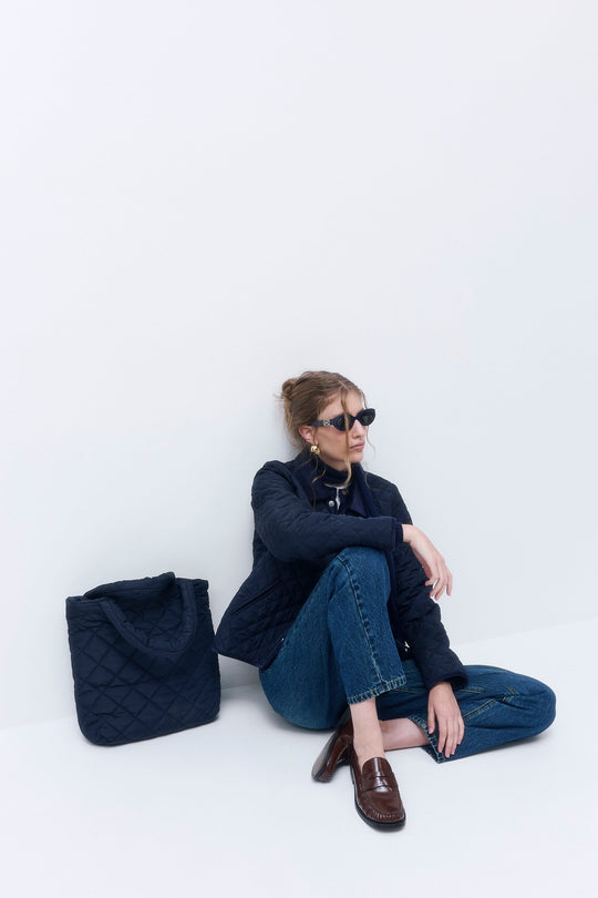 Quilted Boxy Carry All - Dé Rococo