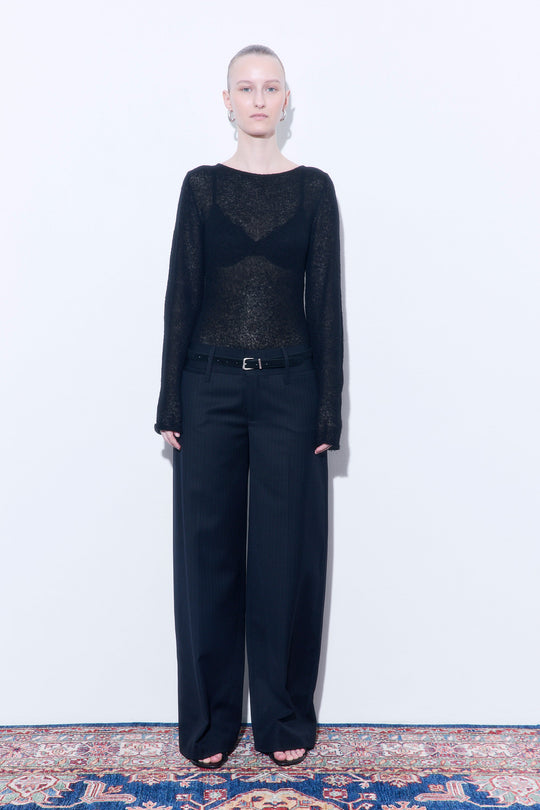 Pin Striped Tailored Pants - Dé Rococo