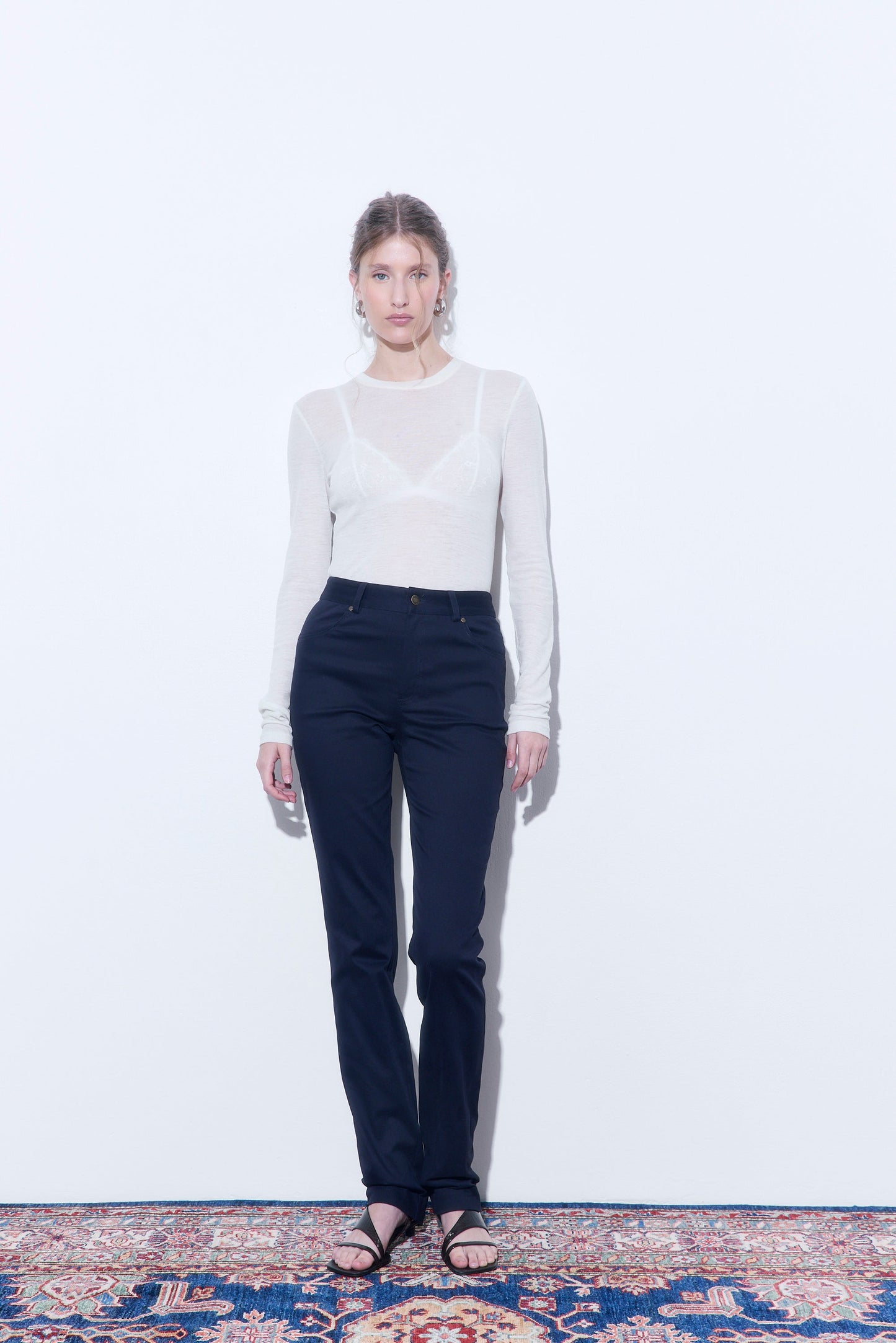 Fitted Full Length Pants - Dé Rococo