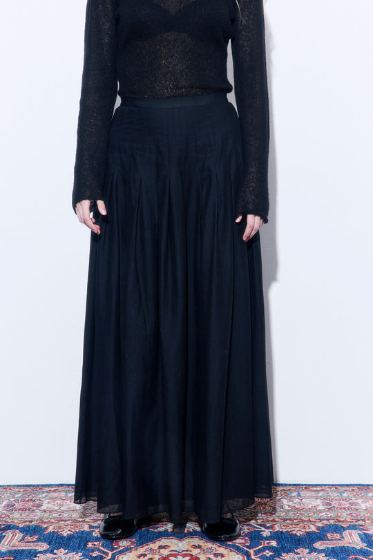 Pleated Maxi Skirt - Dé Rococo