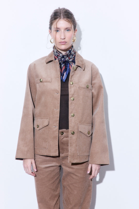 Boxy Corduroy Jacket - Dé Rococo