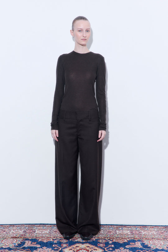 Fitted Thin Wool Long Sleeve - Dé Rococo