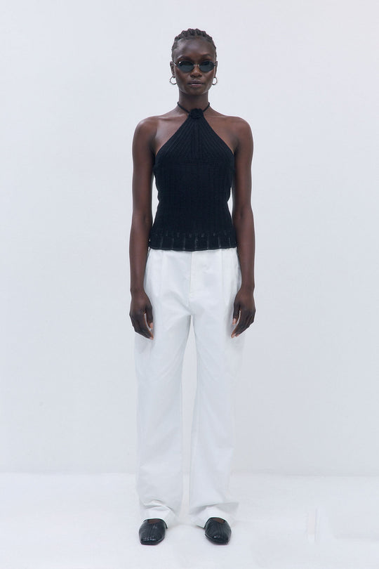 Fuzzy Halter Top - Dé Rococo