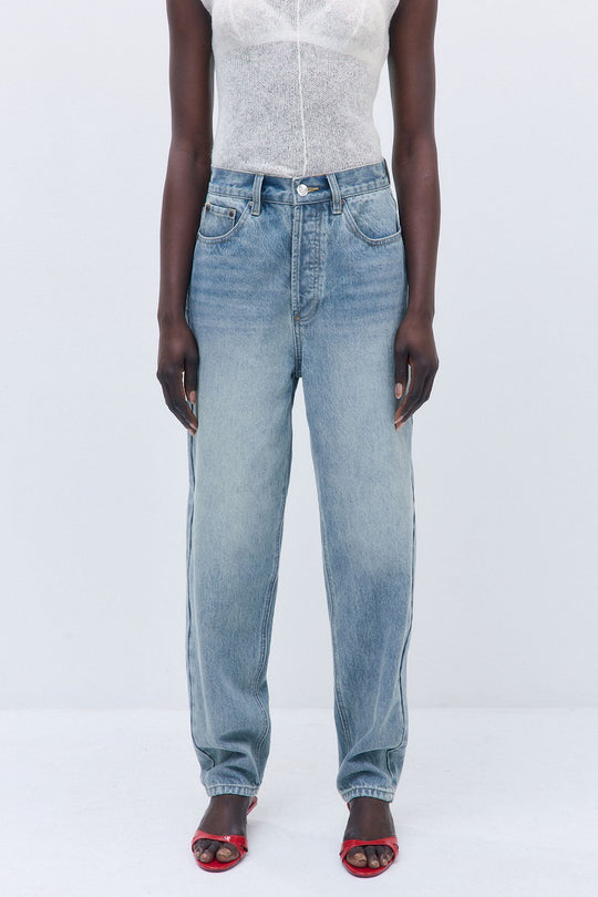 No.13| High Rise Tapered Balloon Denim - Dé Rococo