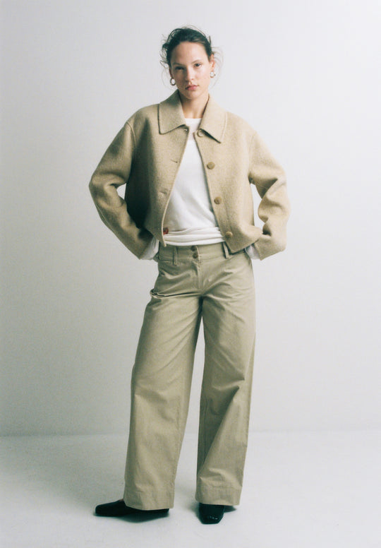 Relaxed Double Wool Jacket - Dé Rococo