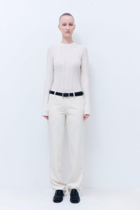 Merino Wool Loose Crewneck