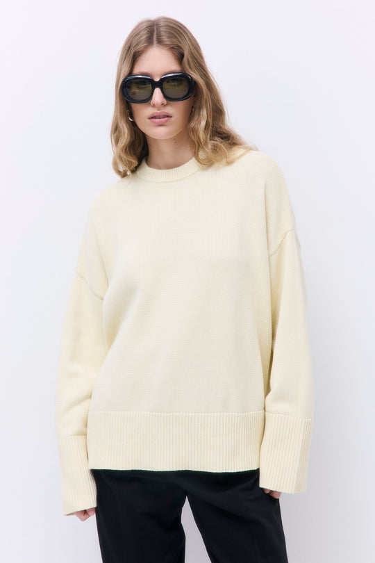 Oversized Crew Neck Jumper - Dé Rococo