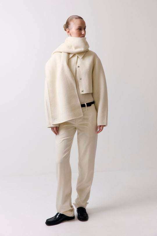 Classic Double Wool Scarf - Dé Rococo