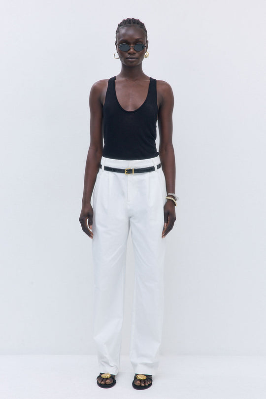 Pleated Barrel Pants - Dé Rococo