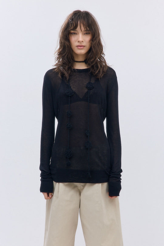Semi Sheer Long Sleeve - Dé Rococo