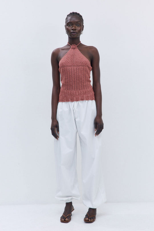 Fuzzy Halter Top - Dé Rococo