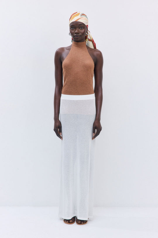 Semi Sheer Maxi Skirt