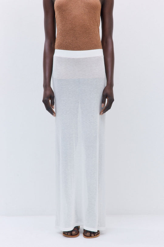 Semi Sheer Maxi Skirt - Dé Rococo