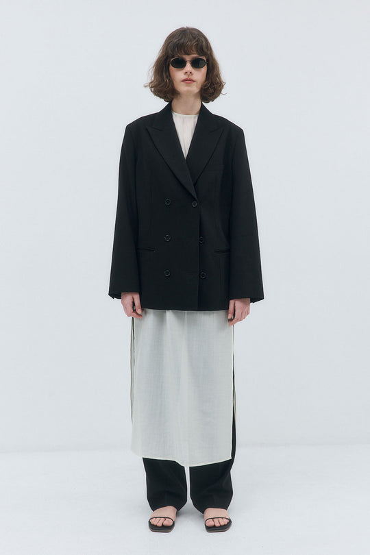 Oversized Double Breasted Daddy Blazer - Dé Rococo