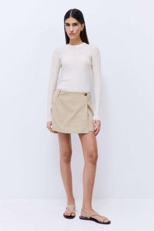 Wrap Trench Mini Skirt - Dé Rococo