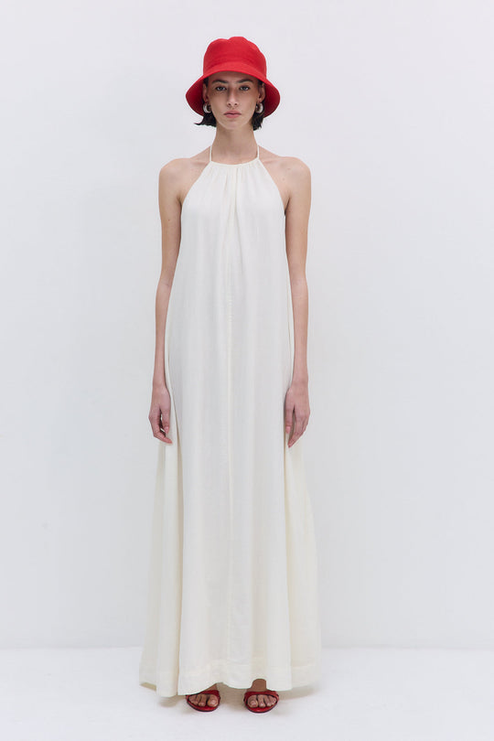 Sheer Cotton Maxi Dress