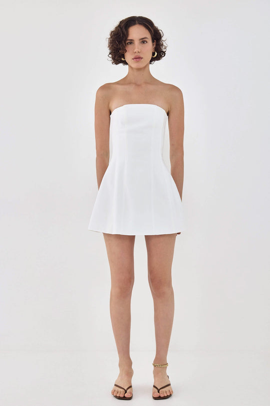 Volume Strapless Mini Dress - Dé Rococo