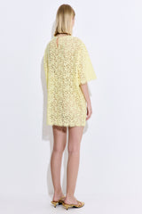 Boxy Lace Mini Dress