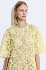 Boxy Lace Mini Dress