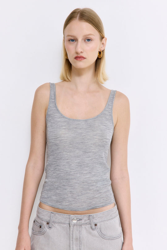 Strappy Wool Cami Top - Dé Rococo