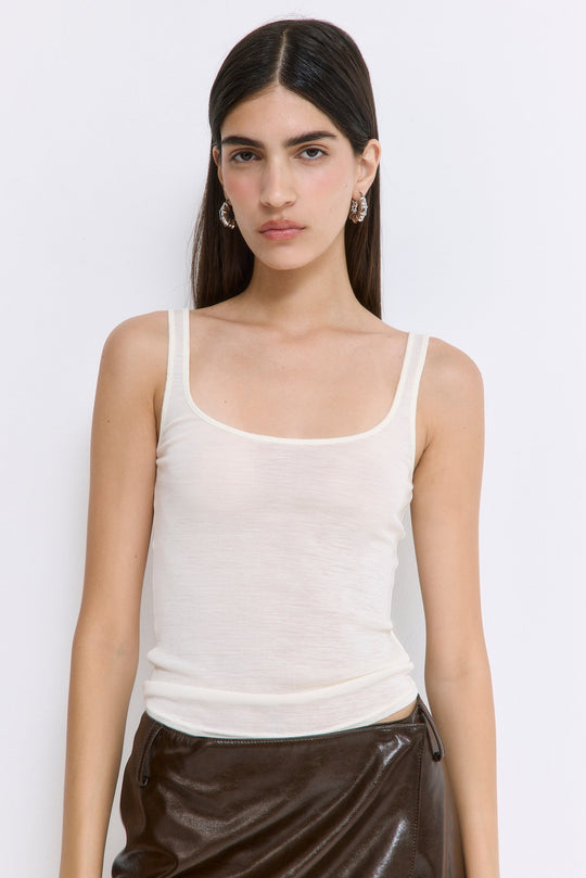 Strappy Wool Cami Top - Dé Rococo