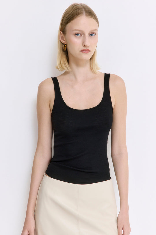 Strappy Wool Cami Top - Dé Rococo