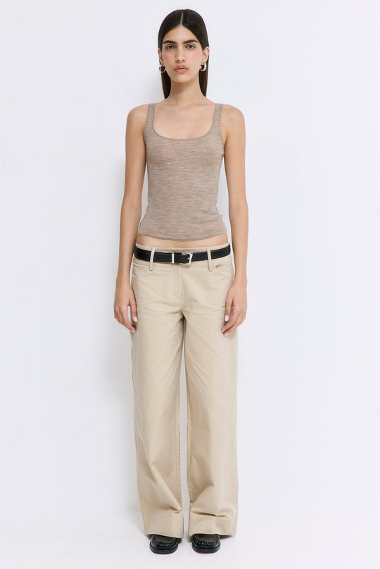 Strappy Wool Cami Top - Dé Rococo