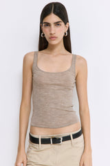 Strappy Wool Cami Top