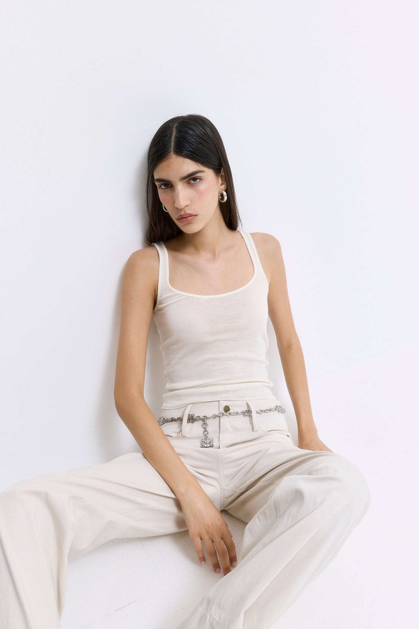 Strappy Wool Cami Top - Dé Rococo
