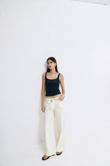 Wide Leg Cotton Pants