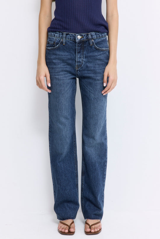 No.10| Low Rise Full Length Denim - Dé Rococo