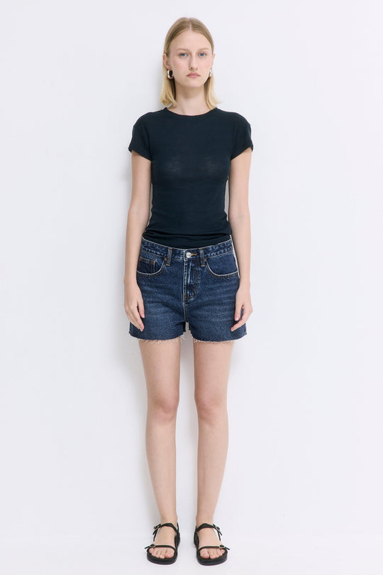 Fitted Wool Cup Tee - Dé Rococo