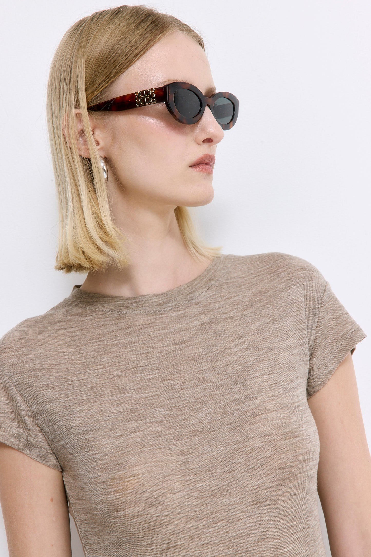 Fitted Wool Cup Tee - Dé Rococo